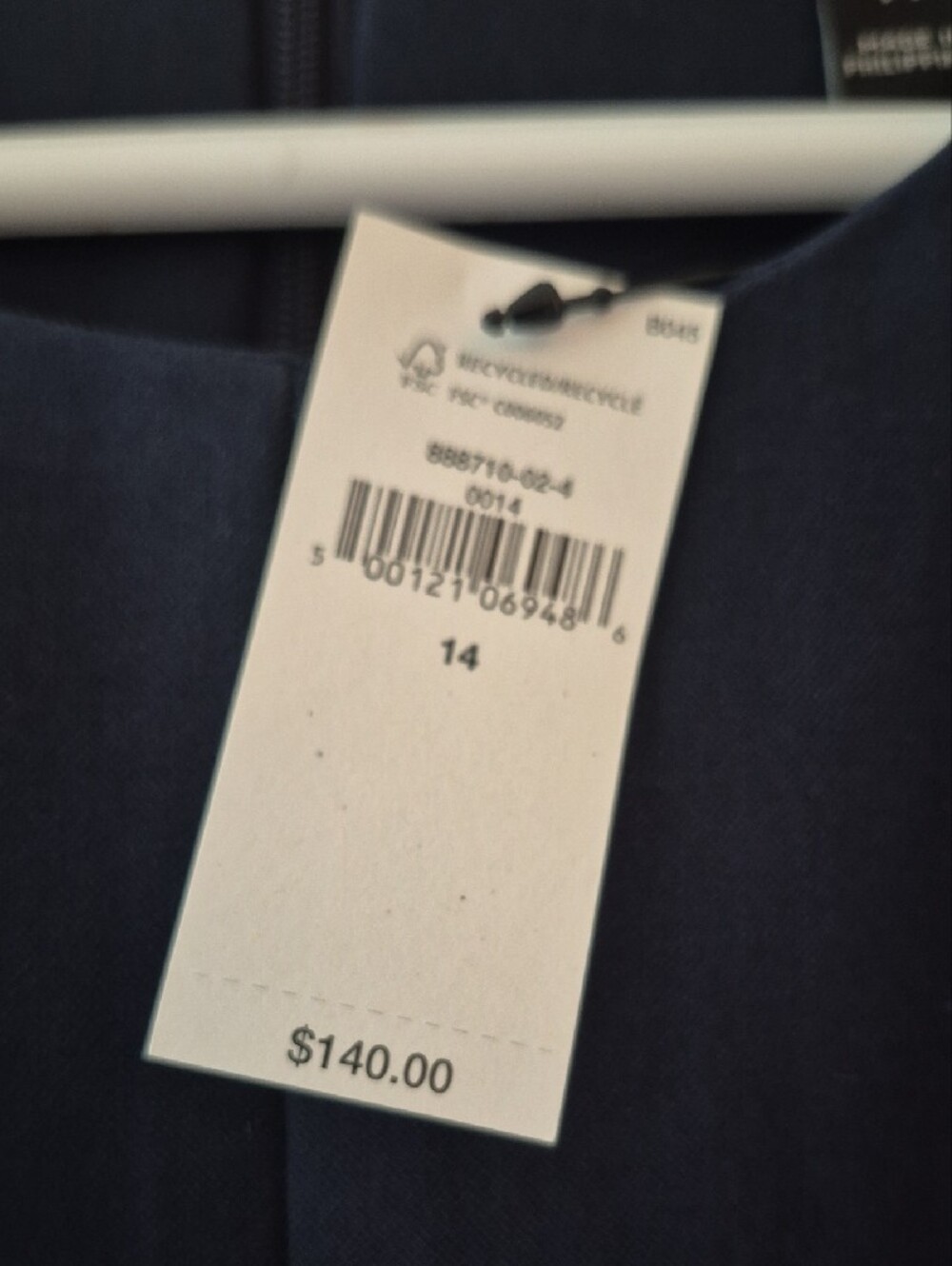 Banana Republic Dark Navy Cap-Sleeve Sheath Dress - Picture 4 of 5